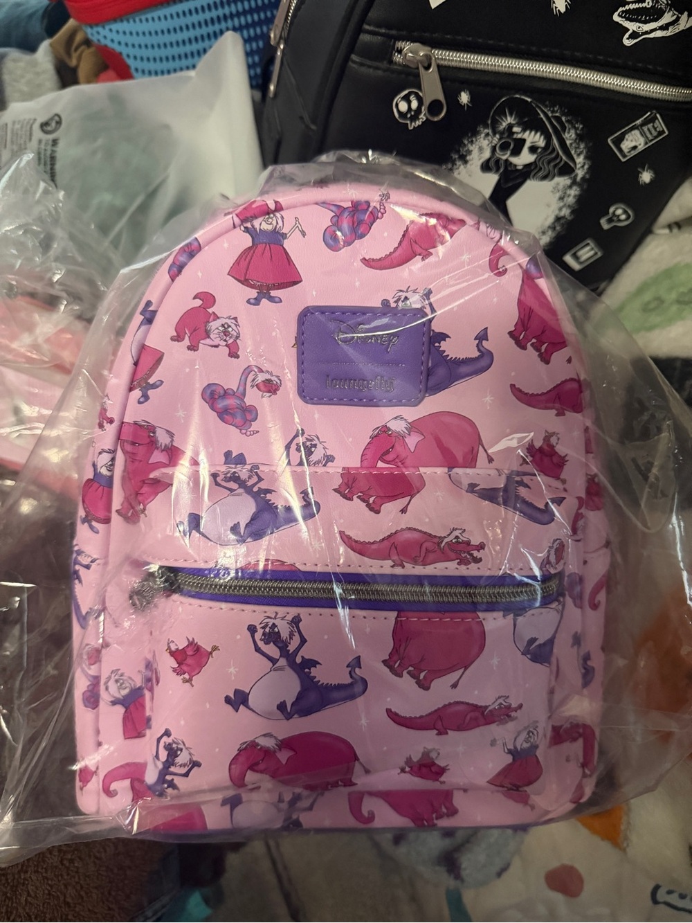 Loungefly Sword in the Stone Madame Mim Mini Backpack